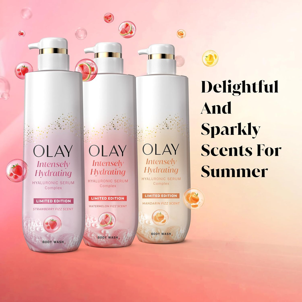 Olay Hyaluronic Body wash Watermelon Summer Fizz Scent (Limited Edition) - price in Kenya