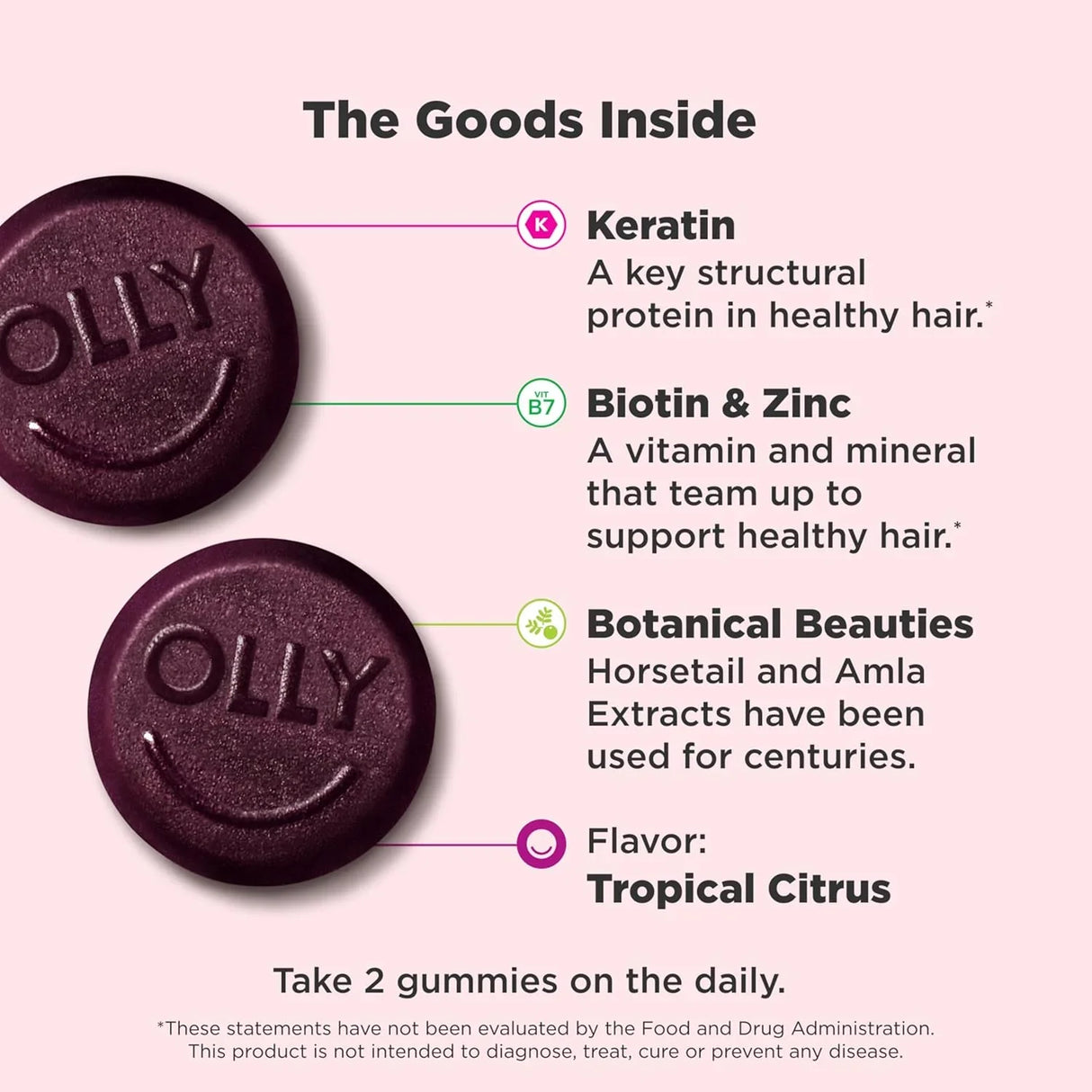 OLLY Heavenly Hair Gummy - Kenya