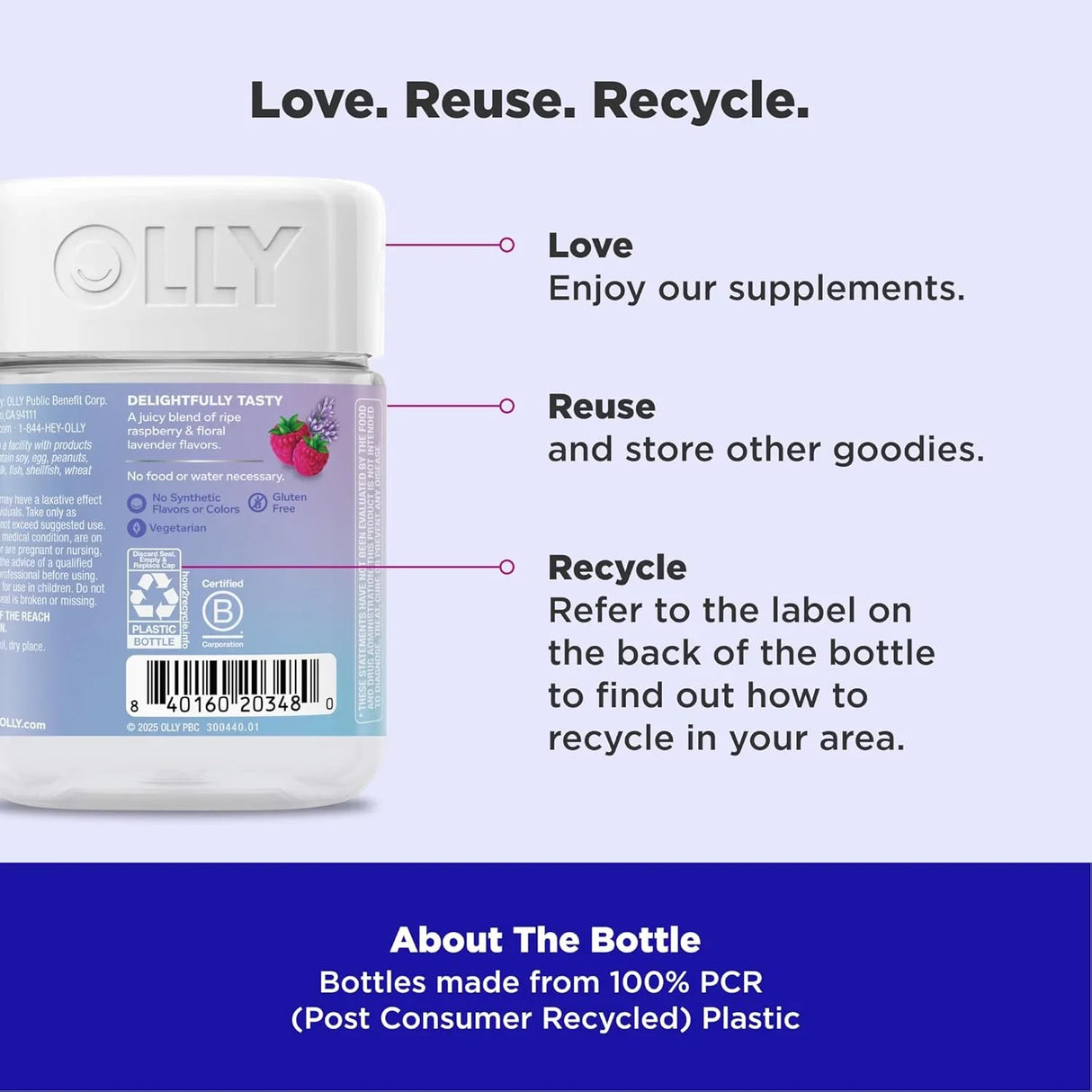 OLLY Relaxing Magnesium Gummies - Kenya