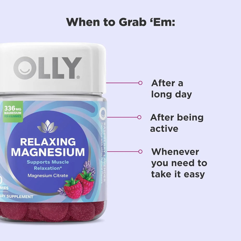 OLLY Relaxing Magnesium Gummies - Kenya