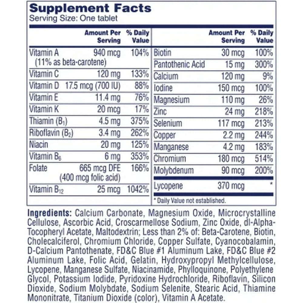 One a Day Men's 50+ Healthy Advantage Multivitamin Tablets - Kenya