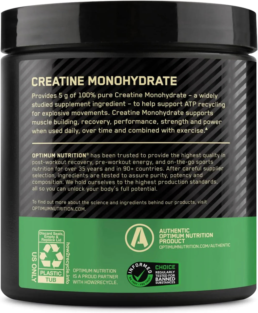 Optimum Nutrition Micronized Creatine Monohydrate Powder Unflavored - Kenya