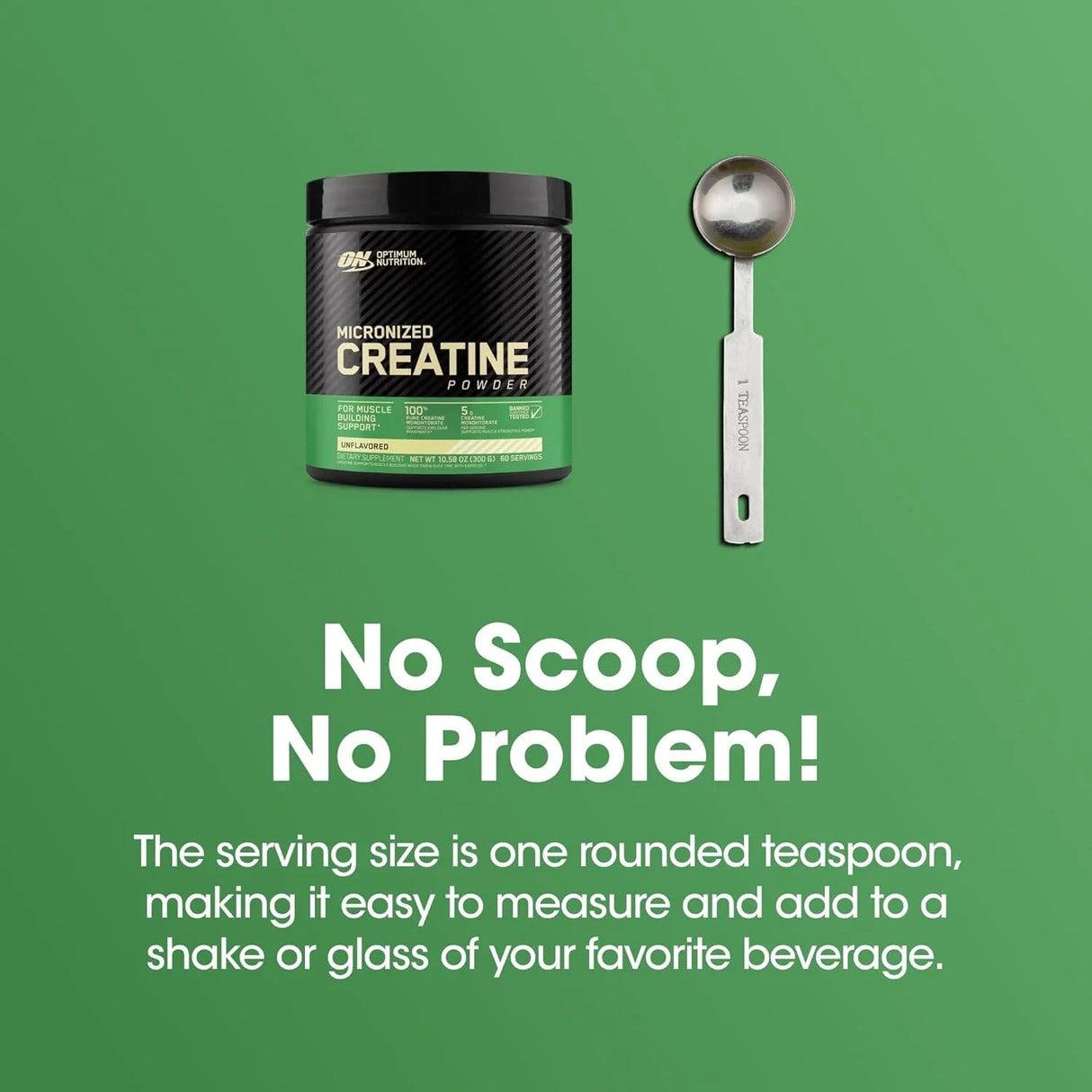 Optimum Nutrition Micronized Creatine Monohydrate Powder Unflavored - Kenya