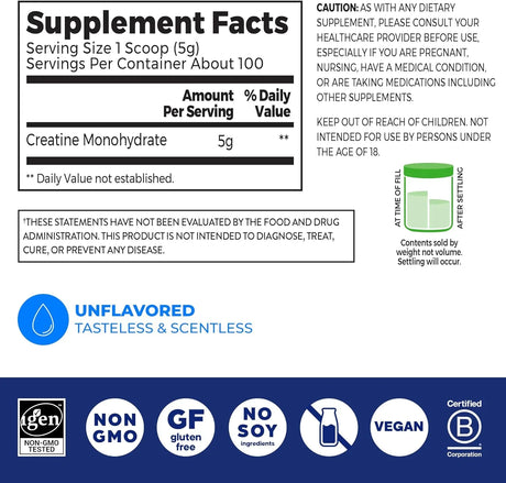 Orgain Creatine Monohydrate Micronized Powder - Kenya