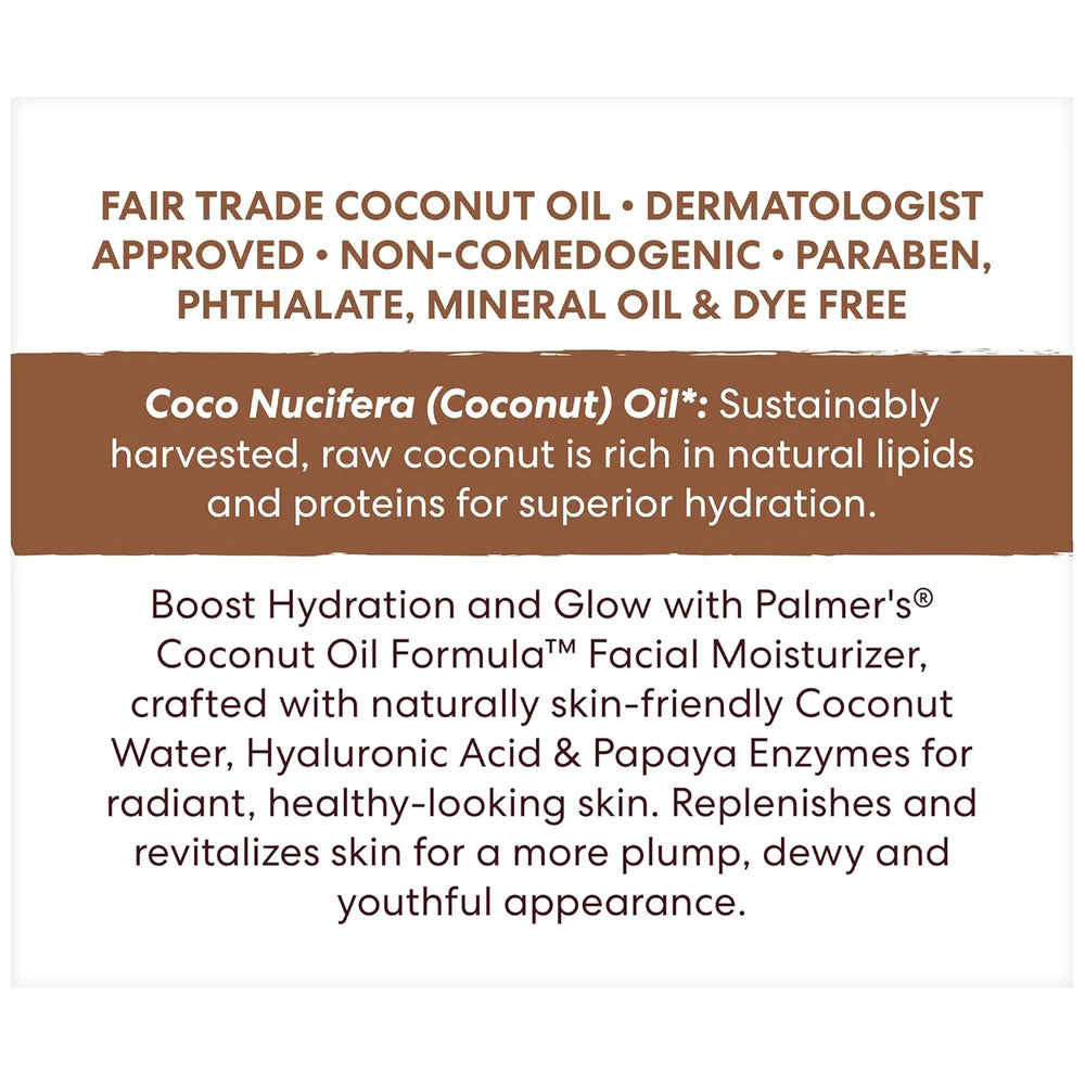 Palmer’s Coconut Hydrate Facial Moisturizer - Kenya