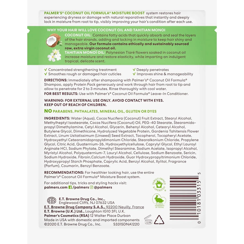 Palmer's Coconut Oil Deep Conditioning Protein Pack - Kenya