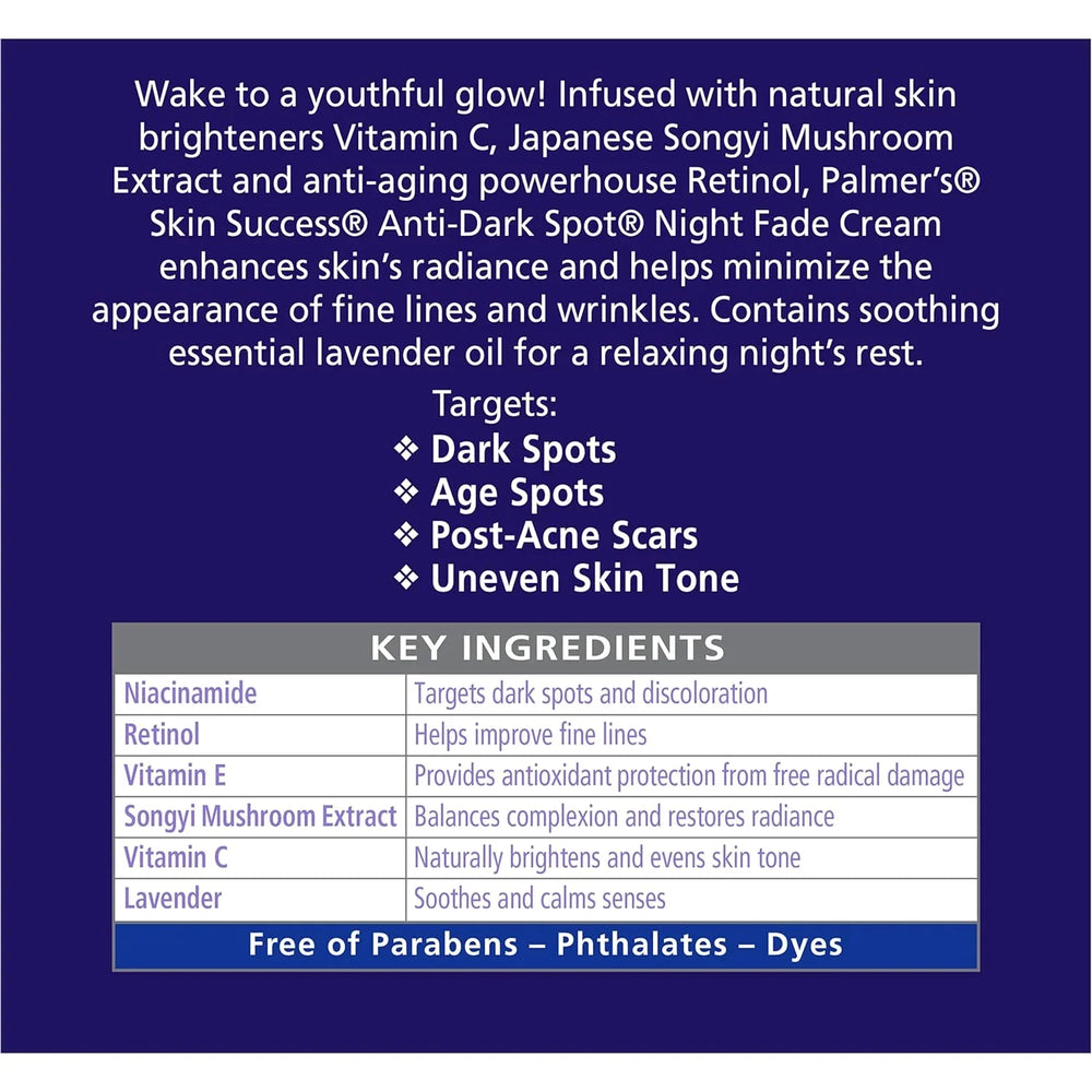 Palmer's Skin Success Anti-Dark Spot Nighttime Fade Cream - Kenya
