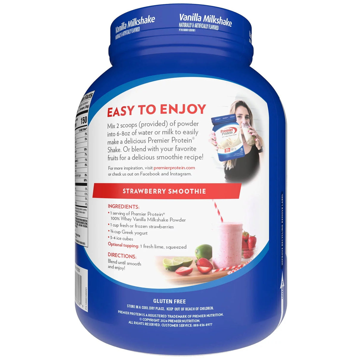 Premier Protein Whey Protein Powder Vanilla Milkshake - Kenya