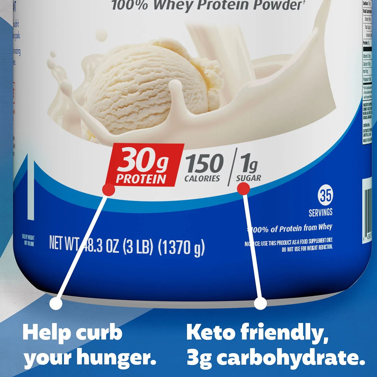 Premier Protein Whey Protein Powder Vanilla Milkshake - Kenya