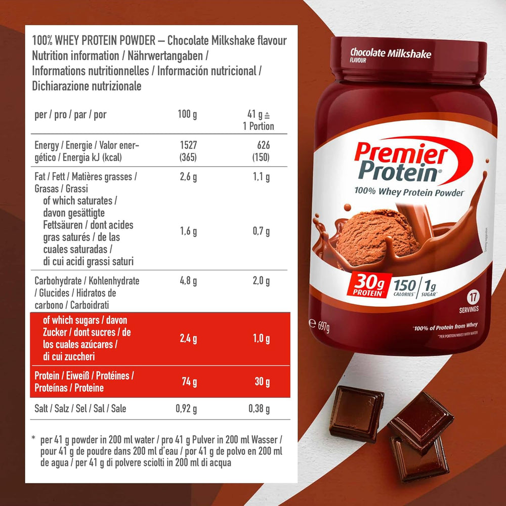 Premier Whey Protein, Chocolate Milkshake- Kenya - Kenya