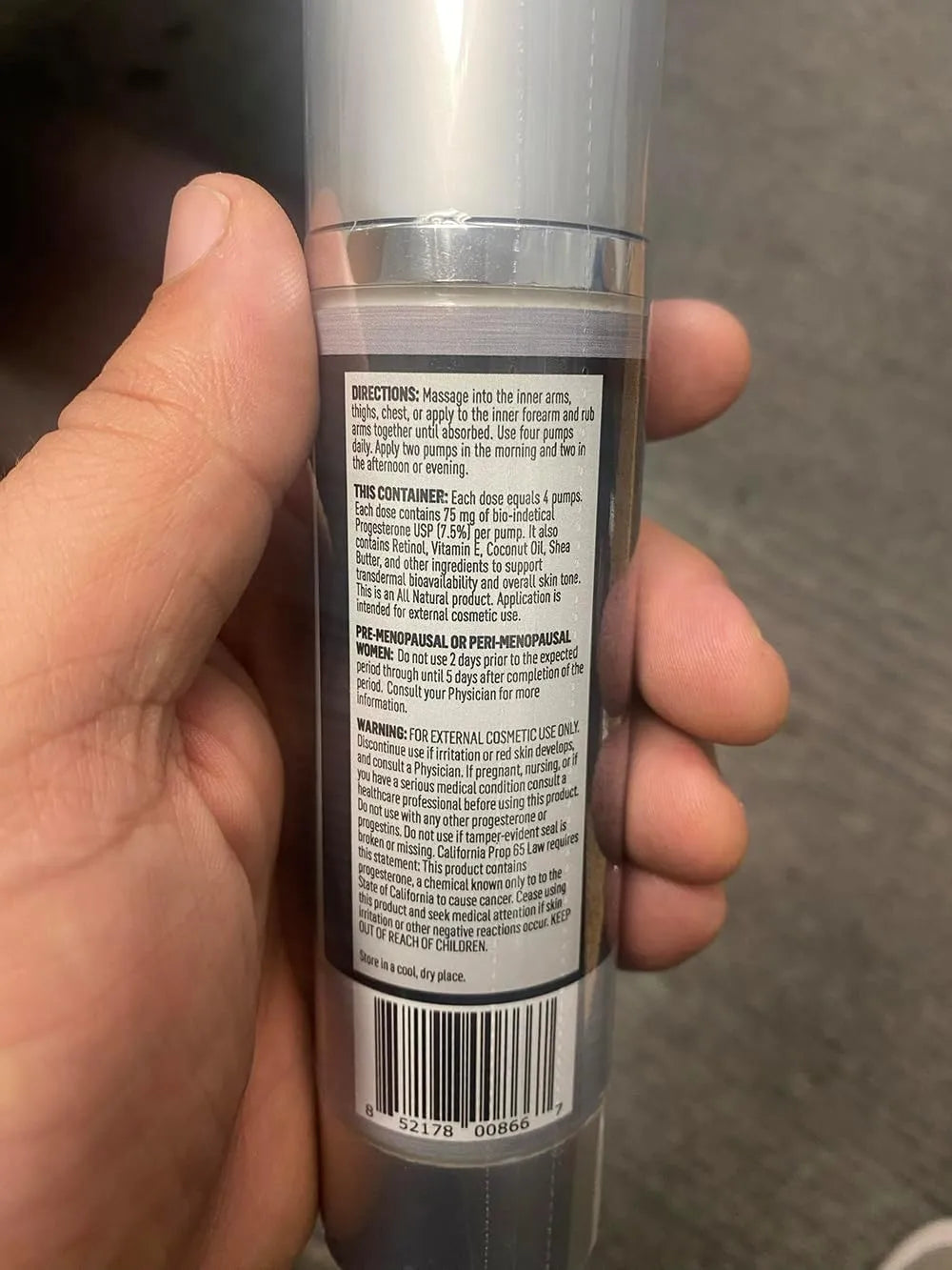 Retinol Cosmetic Cream + Progesterone - Kenya