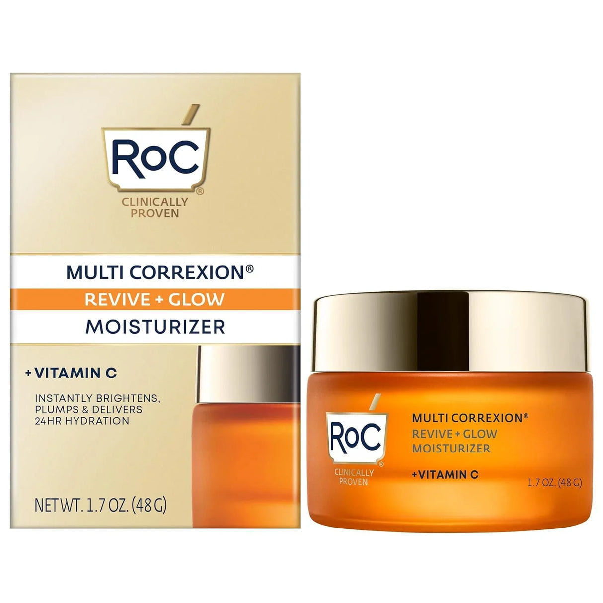 RoC Multi Correxion Revive + Glow 10% Vitamin C Face Moisturizer - Kenya