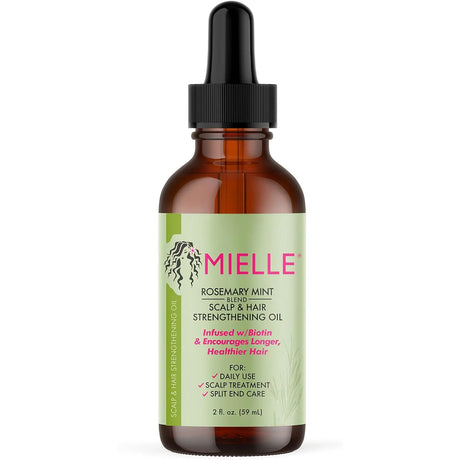 Rosemary Mint Mielle Scalp & Hair Strengthening Oil for All Hair Types, 2 Ounce - Kenya