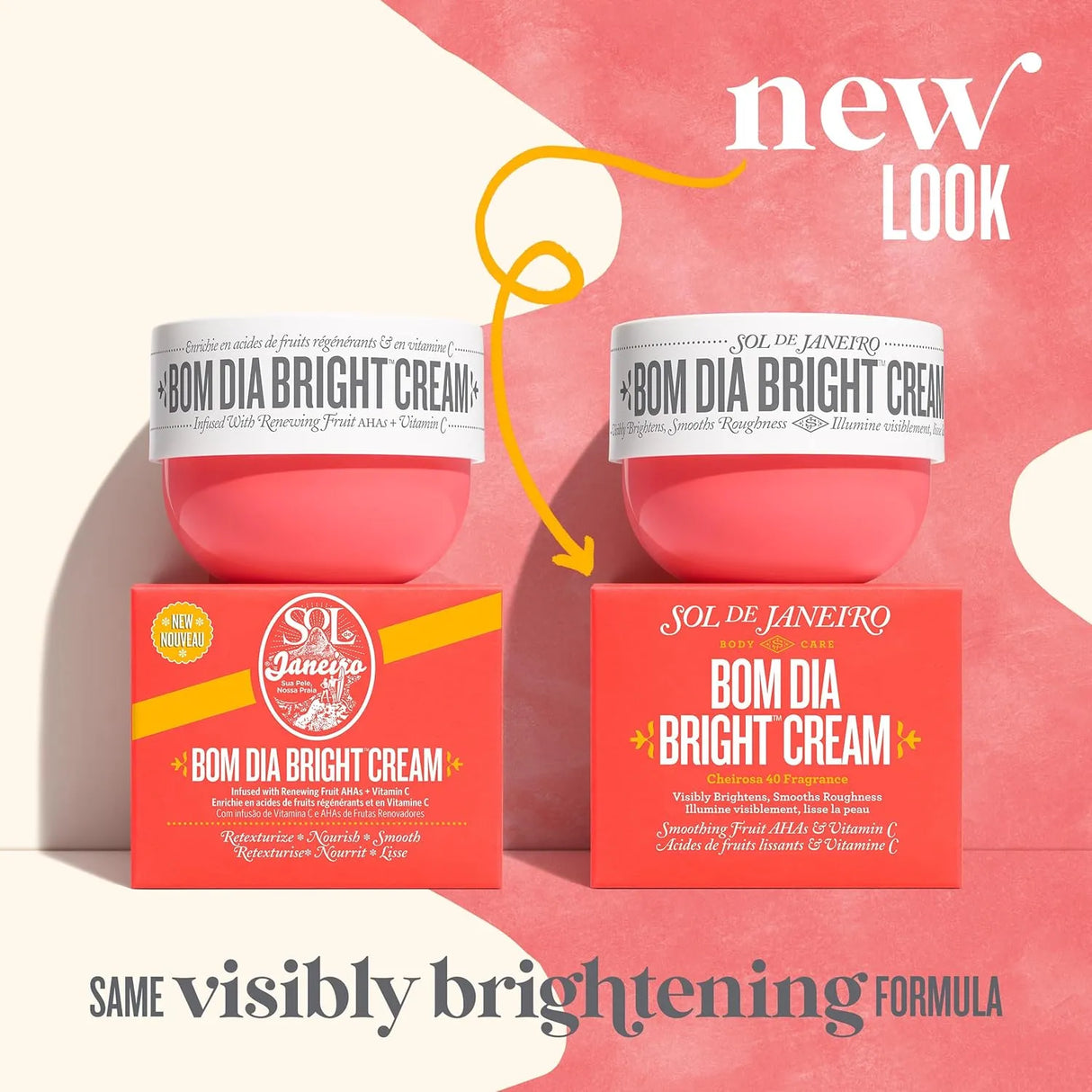 SOL DE JANEIRO Visibly Brightening and Smoothing Bom Dia AHA Body Cream - Kenya