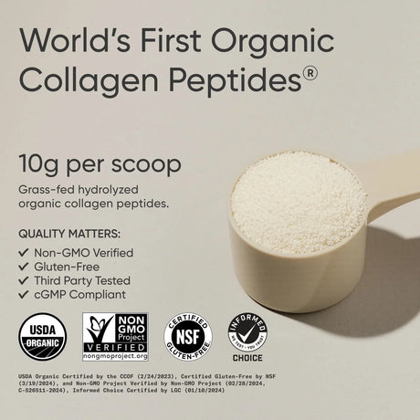 Sports Research® Organic Collagen Peptides Type I & III - Kenya