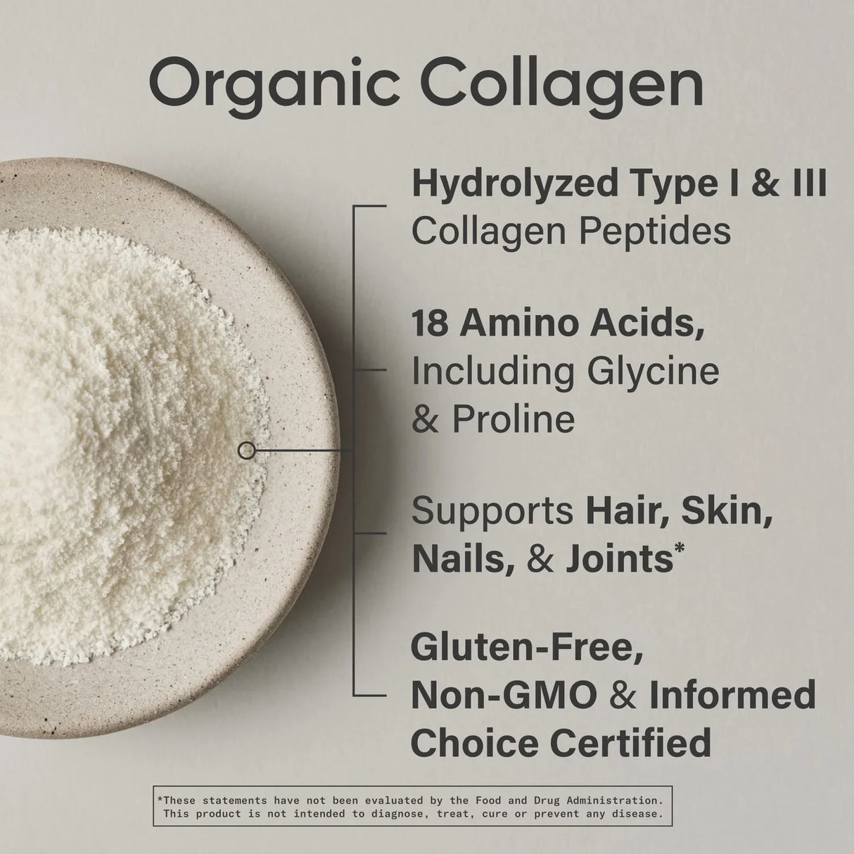 Sports Research® Organic Collagen Peptides Type I & III - Kenya