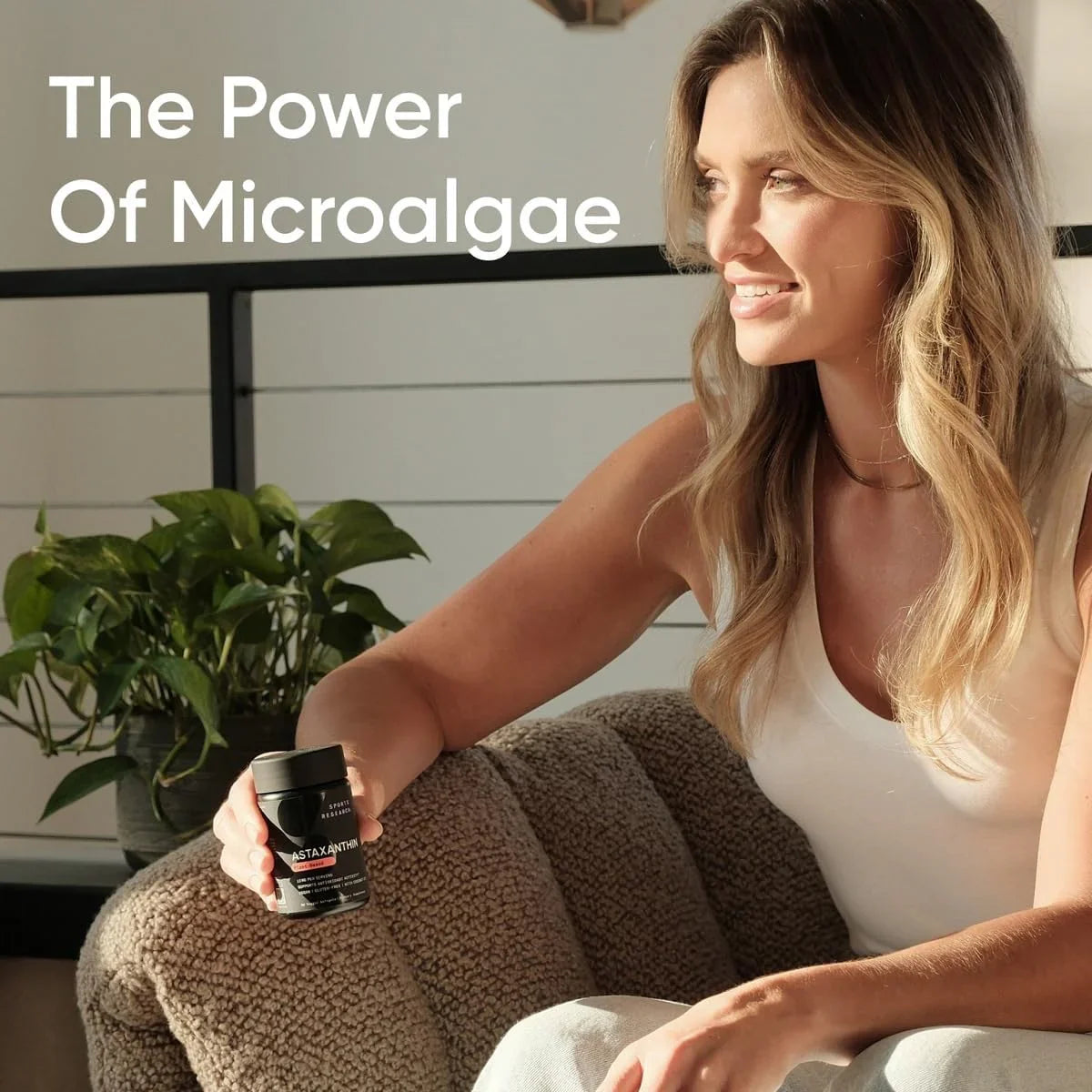 Sports Research Vegan Astaxanthin 12mg with Organic Coconut Oil - Kenya