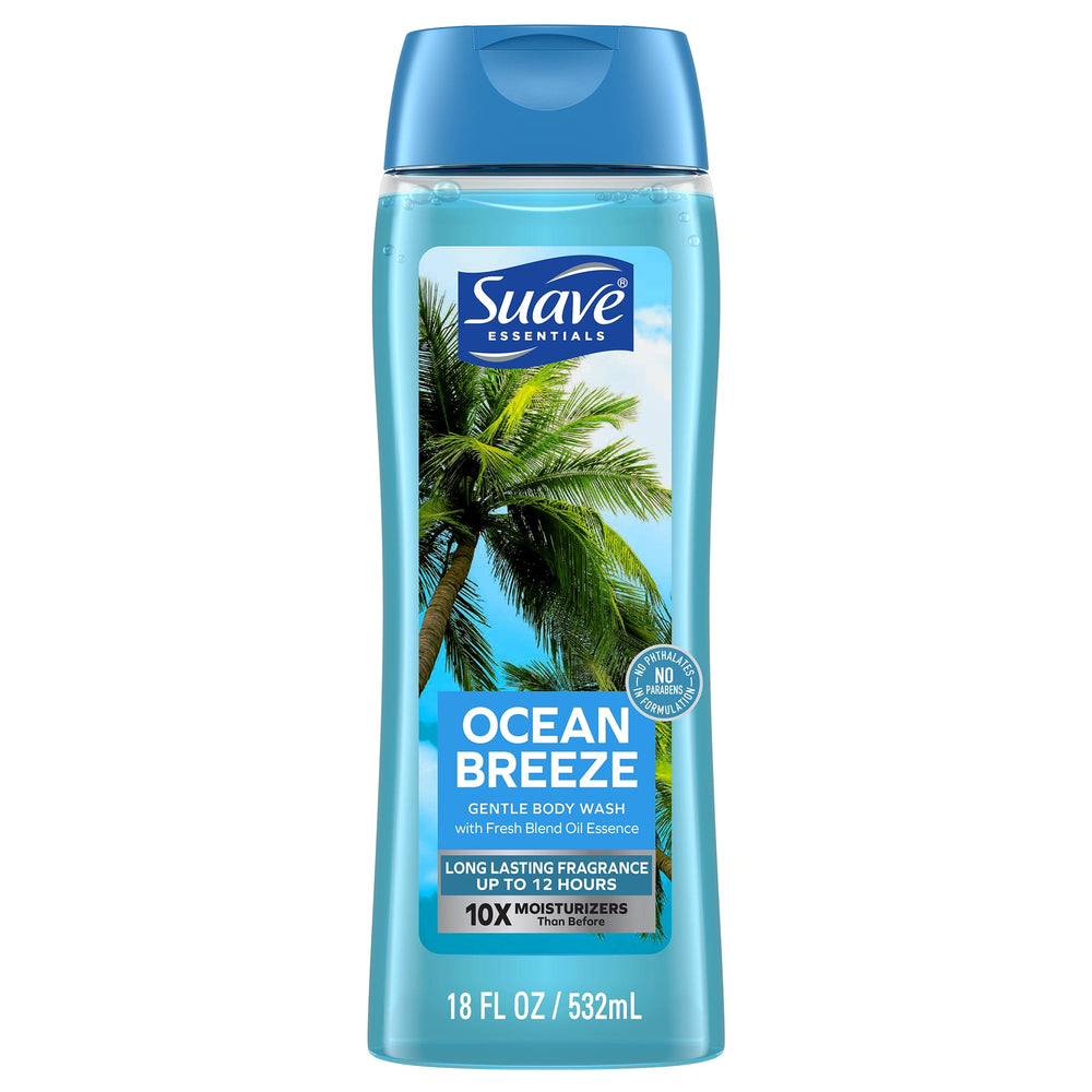 Suave Essentials Body Wash, Ocean Breeze, 18 oz -Kenya - Kenya