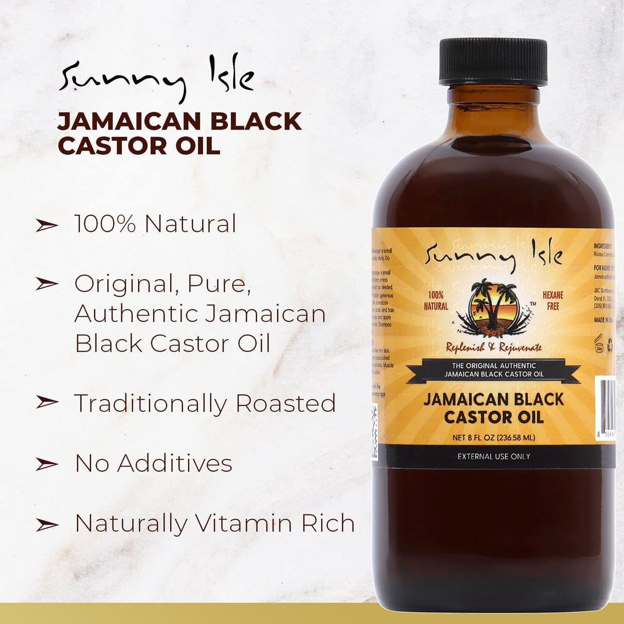 Sunny Isle Jamaican Black Castor Oil - Kenya