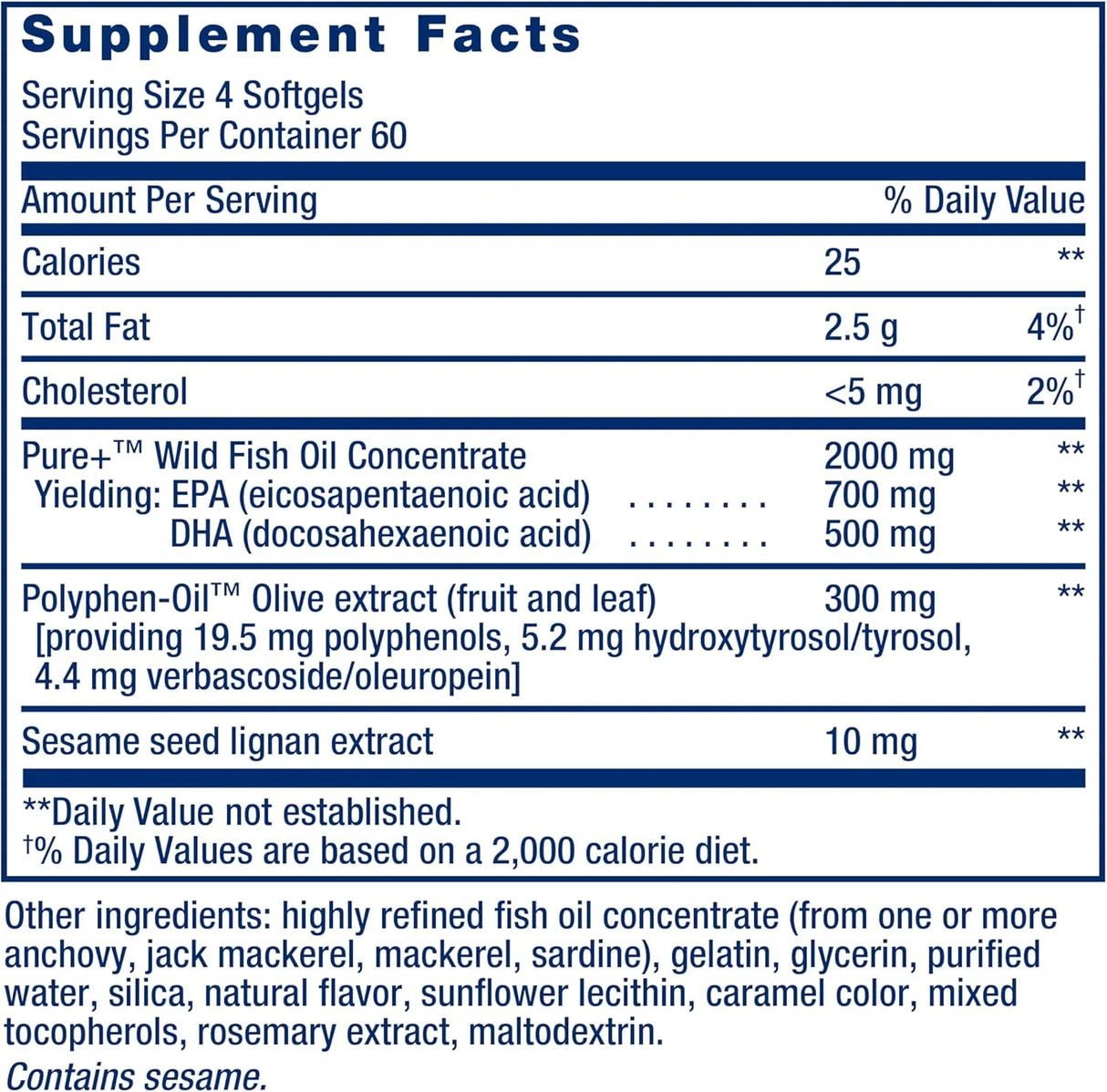 Super Omega-3 EPA/DHA Fish Oil - Kenya