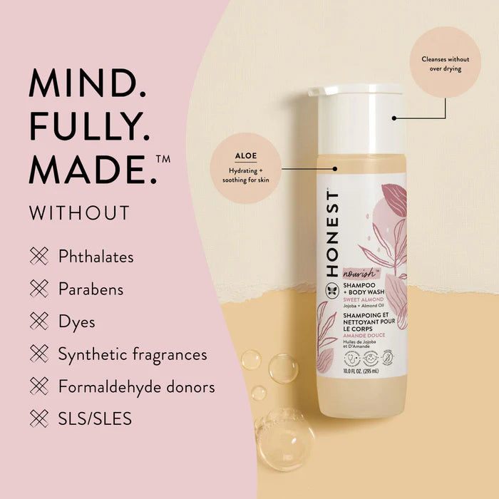 The Honest Company Comfort Sweet Cream Shampoo & Body Wash - Kenya