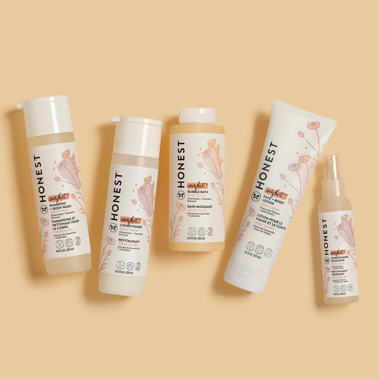 The Honest Shampoo + Body Wash, Sweet Cream - Kenya