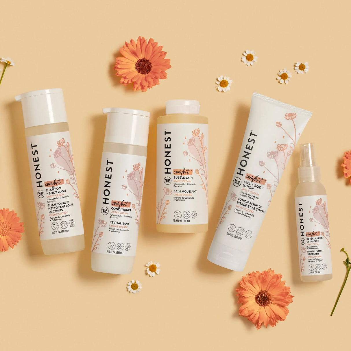 The Honest Shampoo + Body Wash, Sweet Cream - Kenya