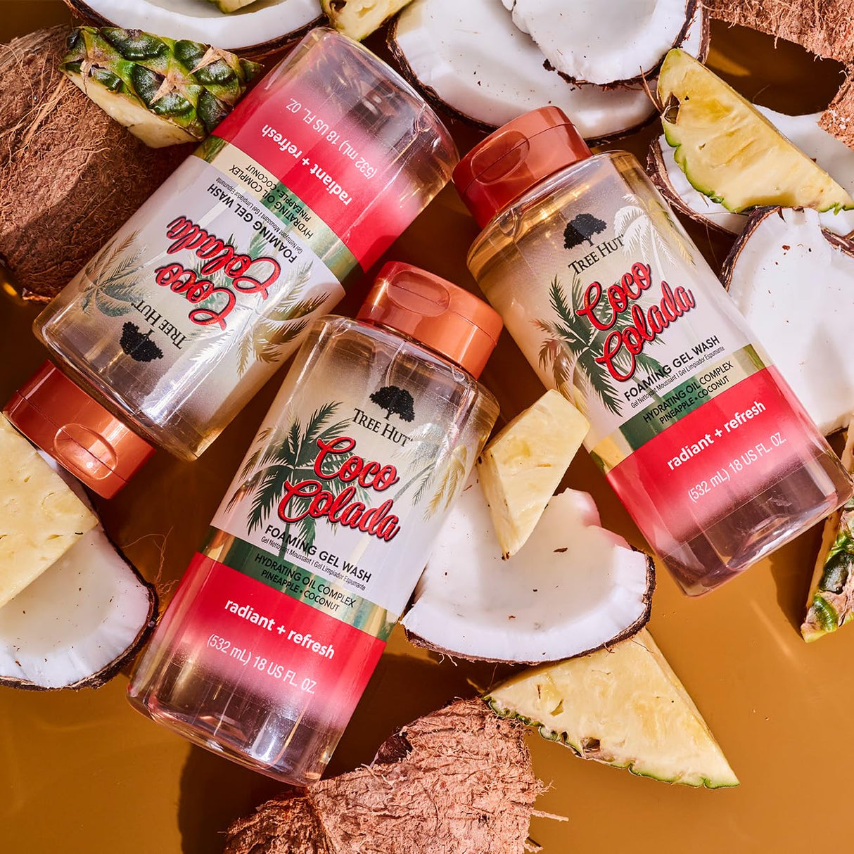 Tree Hut Coco Colada Foaming Gel Wash- Kenya - Kenya