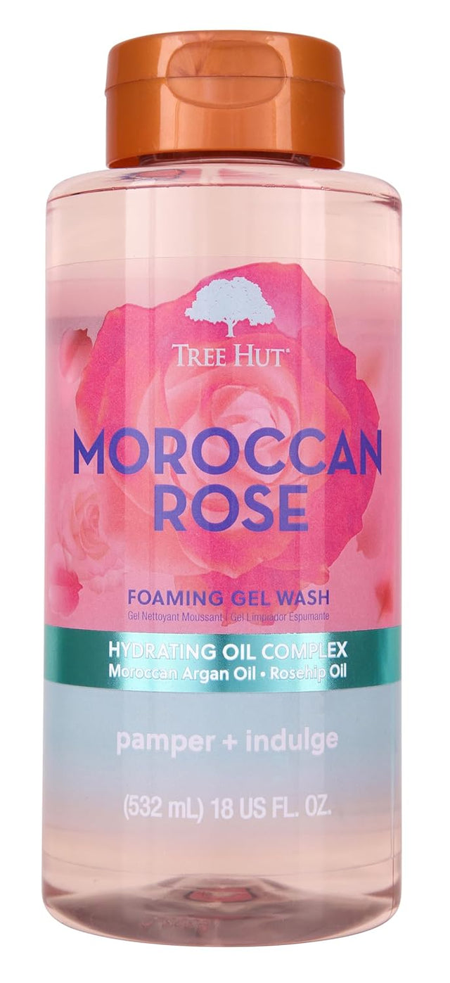 Tree Hut Moroccan Rose Foaming Gel Wash- Kenya - Kenya