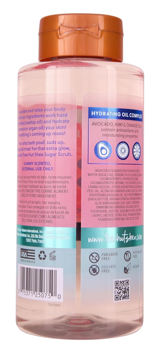 Tree Hut Moroccan Rose Foaming Gel Wash- Kenya - Kenya