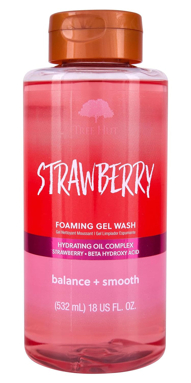 Tree Hut Strawberry Foaming Gel Wash- Kenya - Kenya