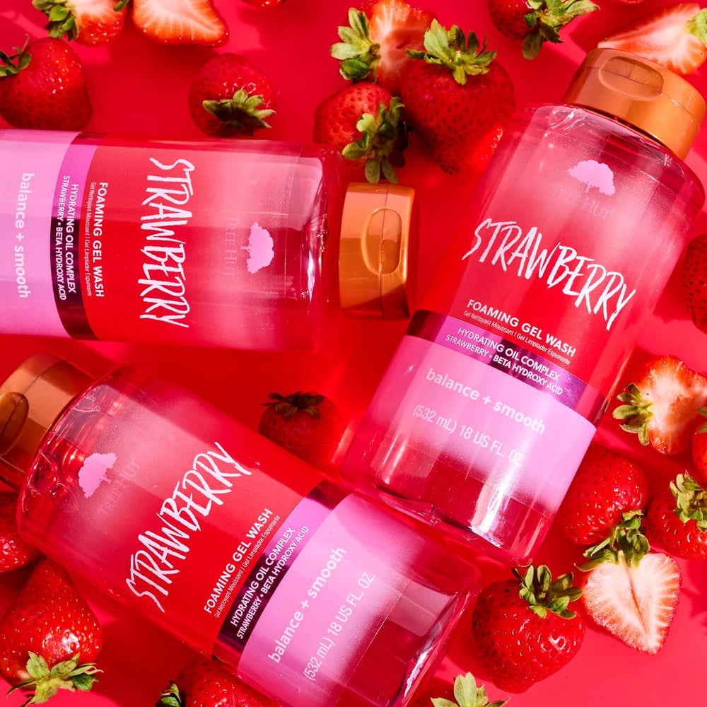 Tree Hut Strawberry Foaming Gel Wash- Kenya - Kenya