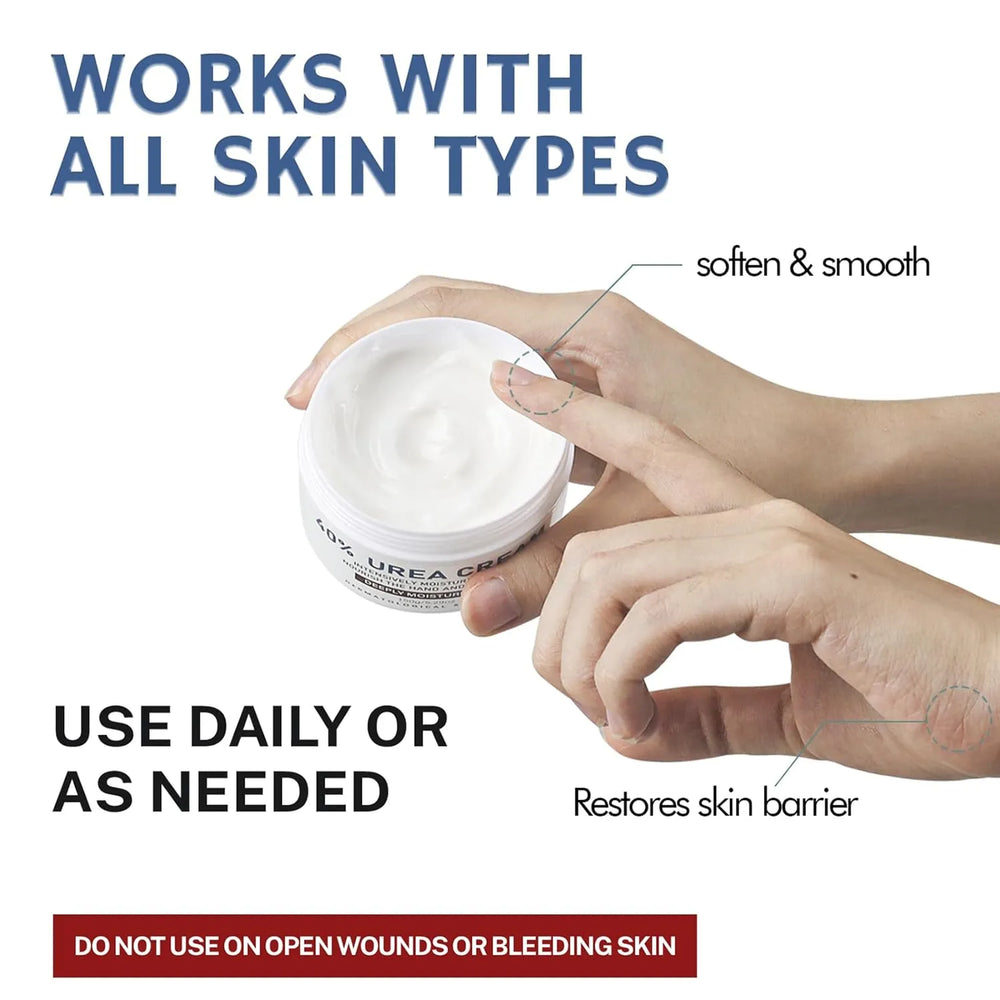 Urea Cream 40 Percent, Urea Foot & Hand Cream for Dry Cracked - Kenya