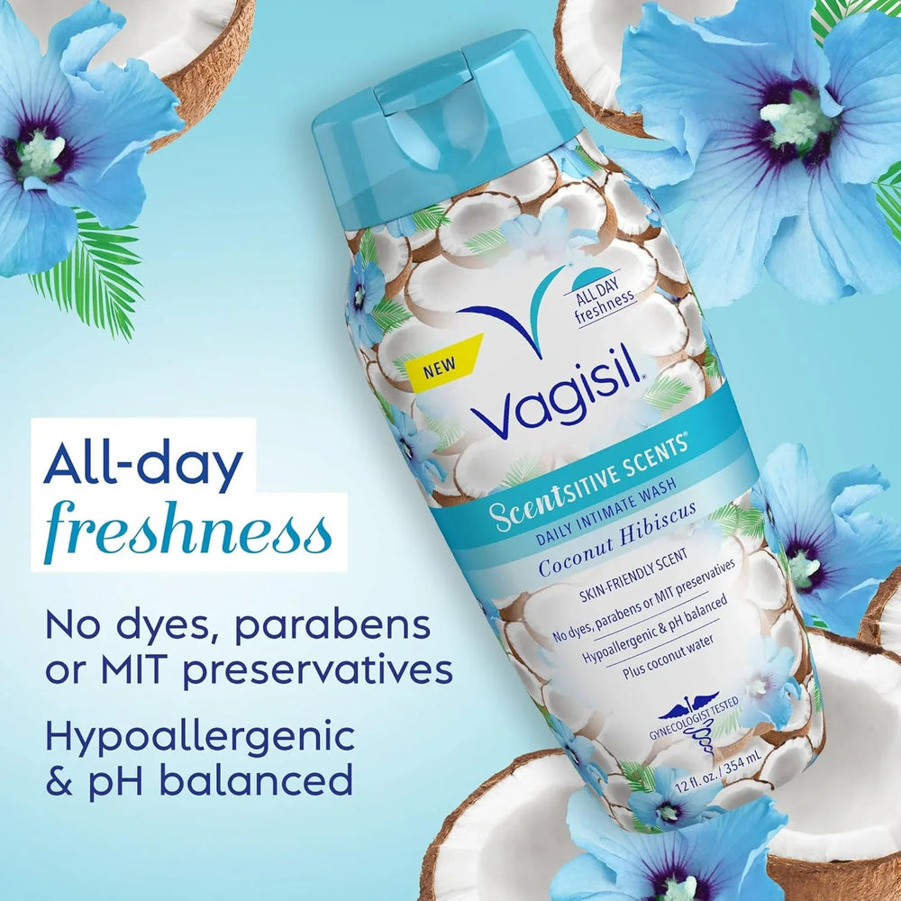 Vagisil Feminine Wash Scentsitive Scents Coconut Hibiscus - Kenya