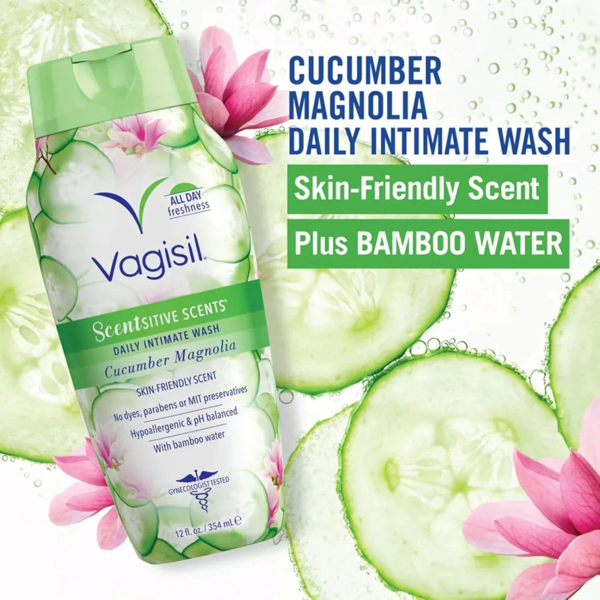 Vagisil Feminine Wash Scentsitive Scents Cucumber Magnolia - Kenya