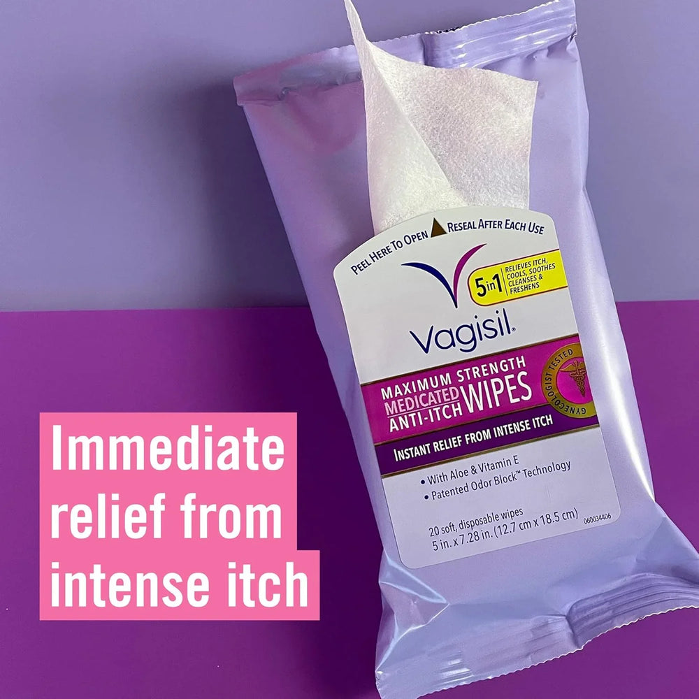 Vagisil Wipes, Anti-Itch Medicated Feminine Wipes - Kenya