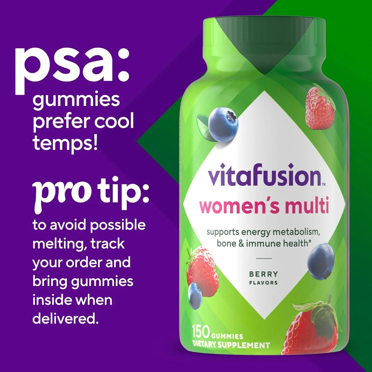 Vitafusion Adult Gummy Vitamins for Women, 120 Count - Kenya