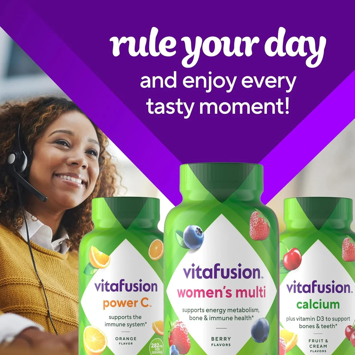 Vitafusion Adult Gummy Vitamins for Women, 120 Count - Kenya