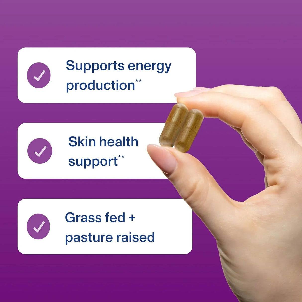 Vital Proteins Beef Liver Capsules 120 Count - Kenya