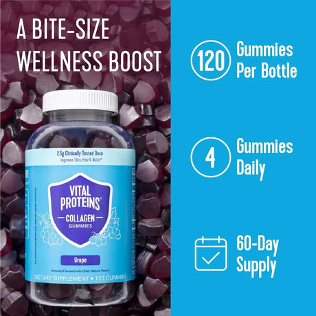 Vital Proteins Collagen Gummies Grape Flavor - Kenya