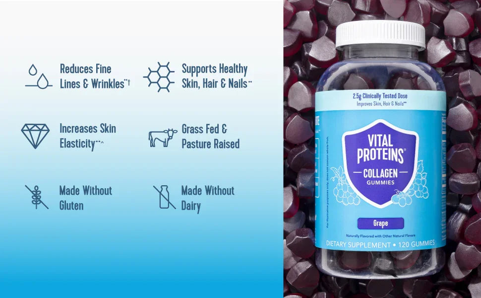 Vital Proteins Collagen Gummies Grape Flavor - Kenya