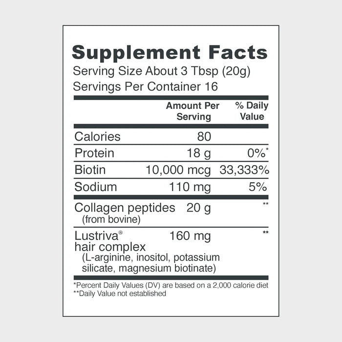 Vital Proteins Collagen Peptides Hair Complex 323g