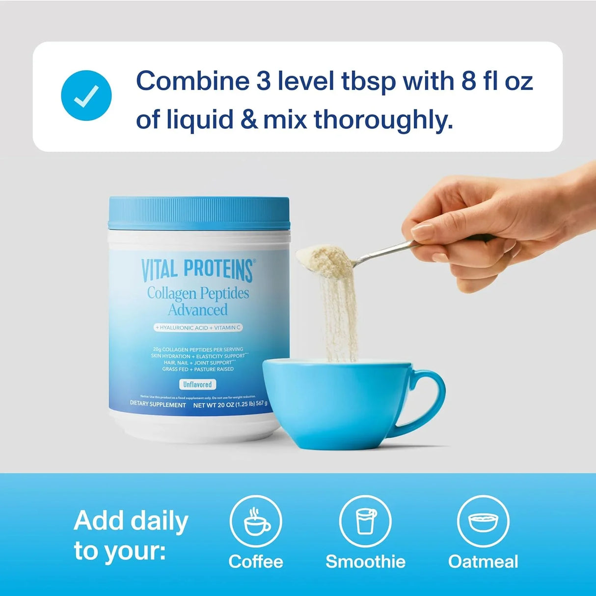 Vital Proteins Collagen Peptides Powder Advanced 567g - Kenya