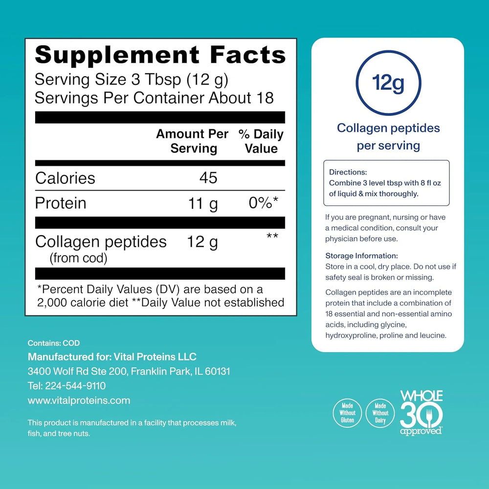 Vital Proteins Marine Collagen Peptides Powder 221g - Kenya