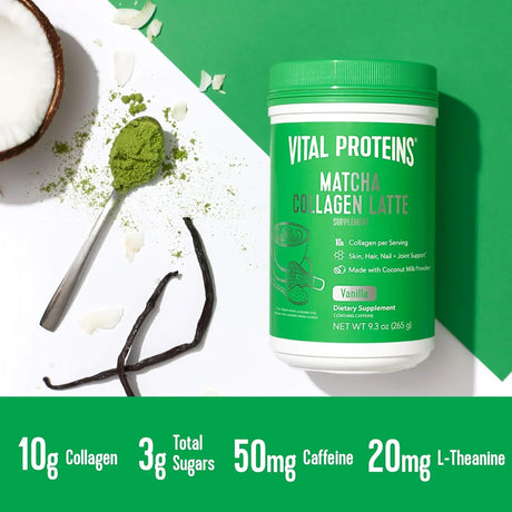Vital Proteins Vanilla Matcha Collagen - Kenya