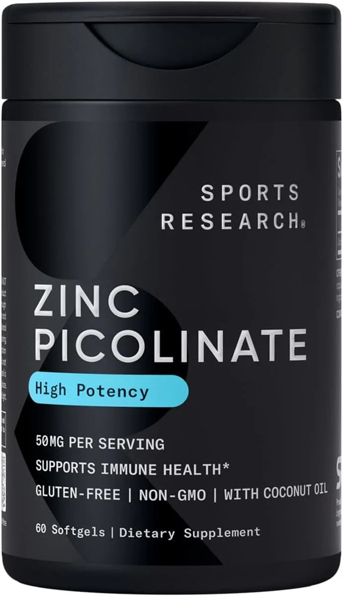 Zinc Picolinate 50mg (60 Liquid Softgels) - Kenya