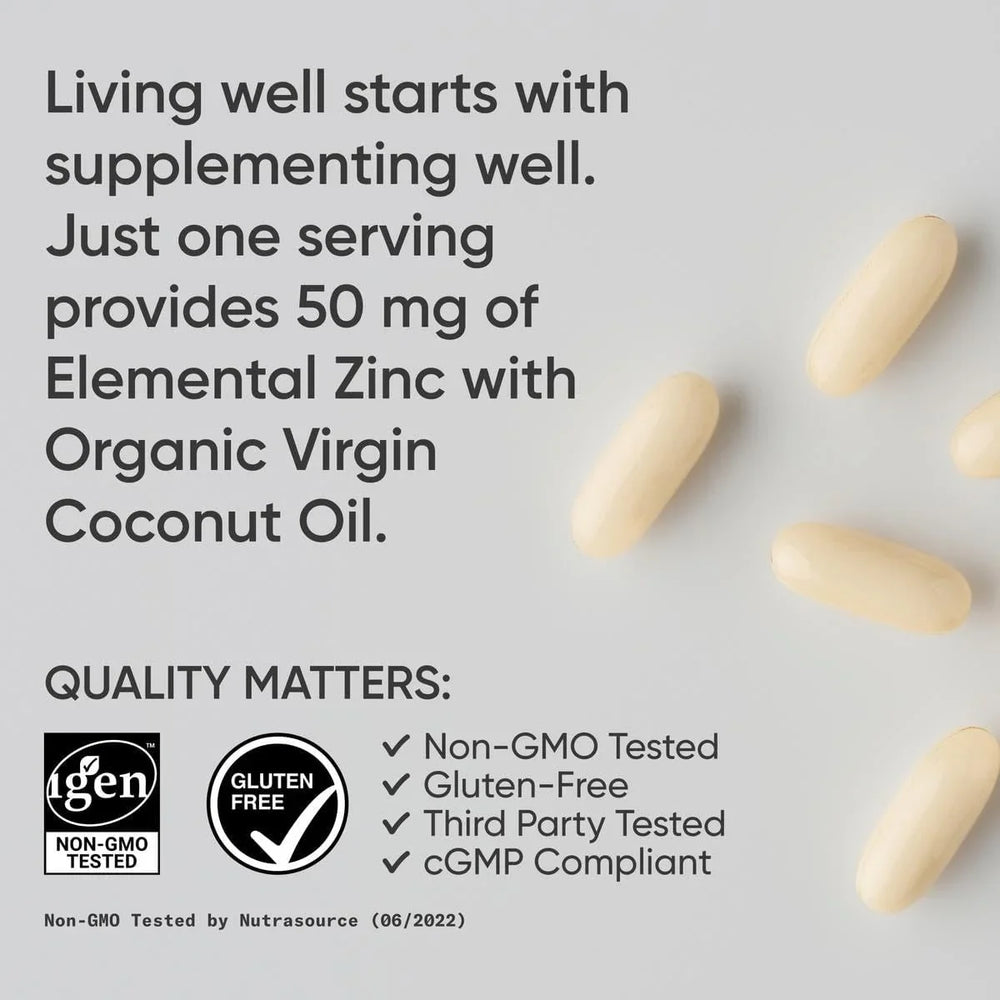 Zinc Picolinate 50mg (60 Liquid Softgels) - Kenya