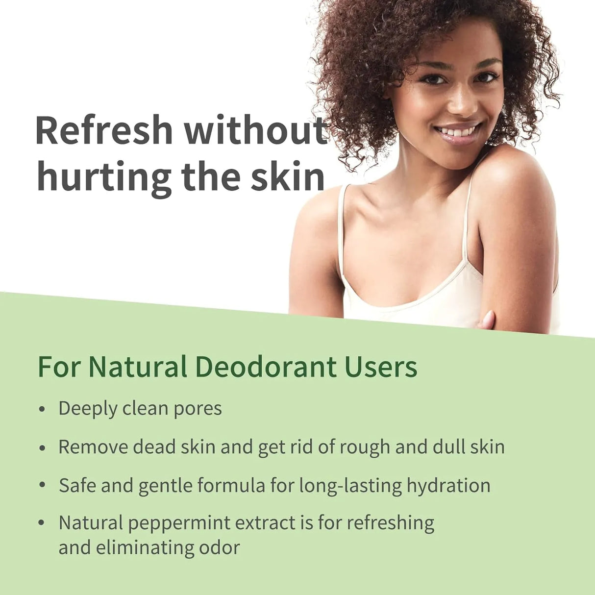 Armpit Detox and Body Scrub with Peppermint and Aloe Vera for Odors Removing - price in Kenya