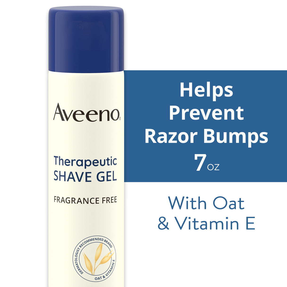 Aveeno Therapeutic Shave Gel for Dry Skin with Oat & Vitamin E, Shaving Cream for Women, 7 oz - Kenya