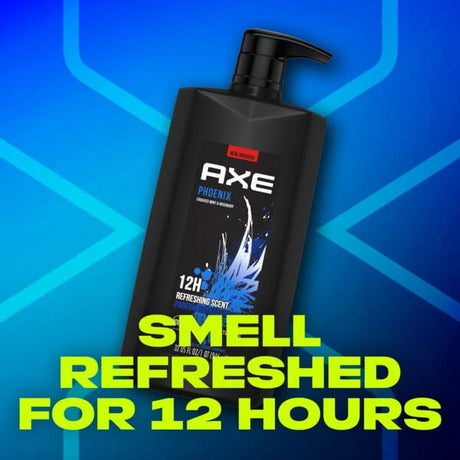 Axe Phoenix Refreshing Long Lasting Body Wash, Crushed Mint and Rosemary, 32 fl oz - Kenya
